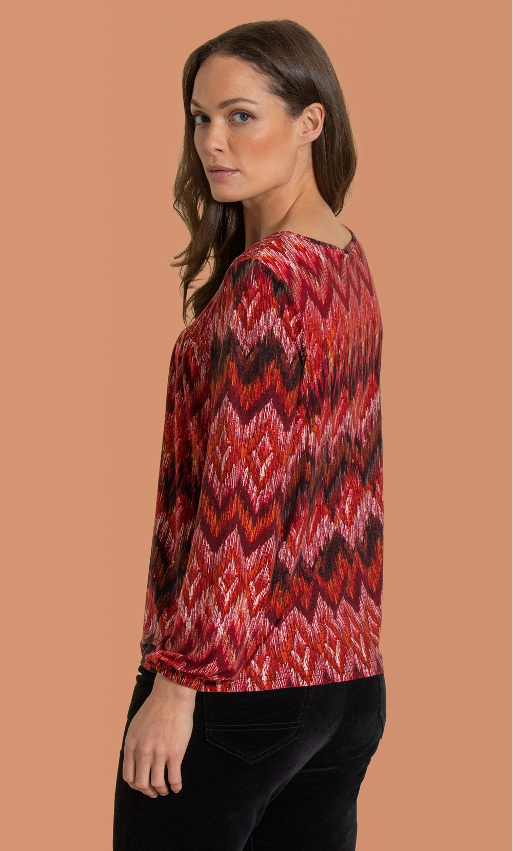 Printed Jersey Top