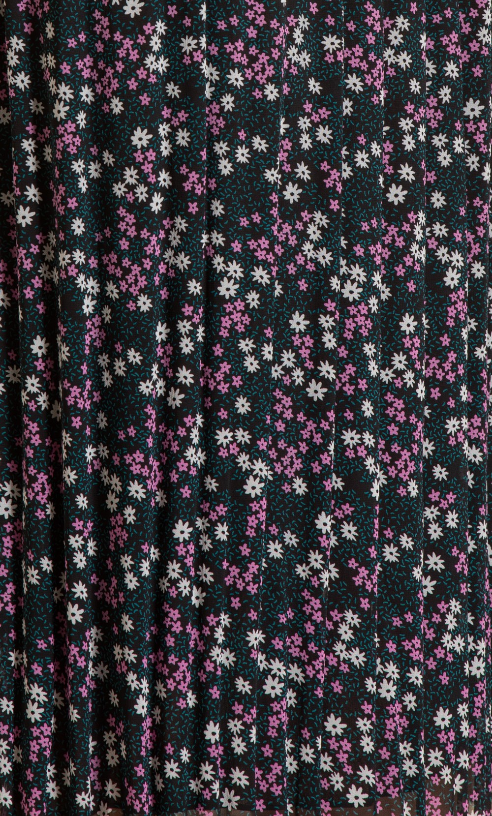 Anna Rose Floral Print Pleated Midi Dress