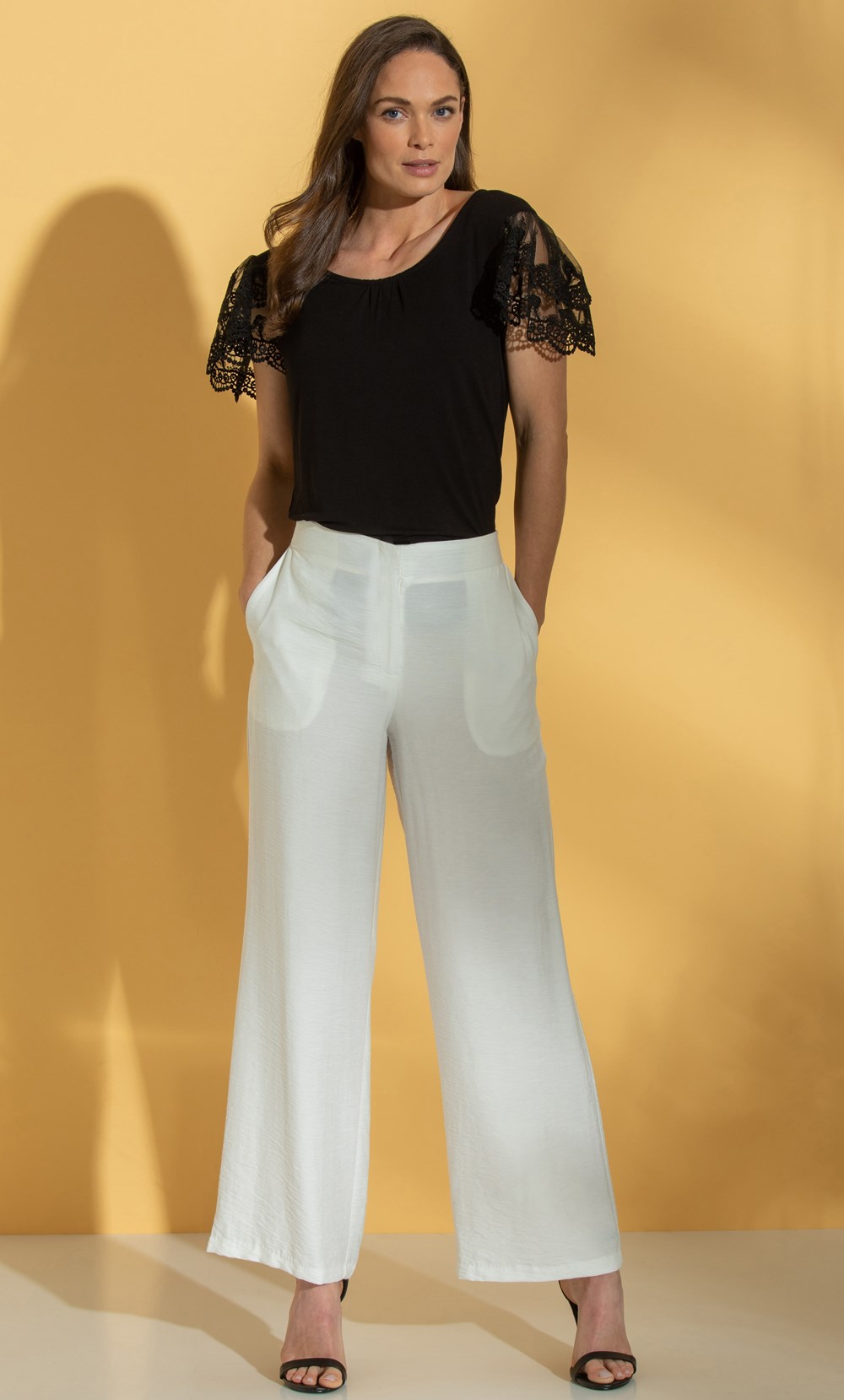 LLAYLAT - WHITE | Trousers & Shorts | Ted Baker UK