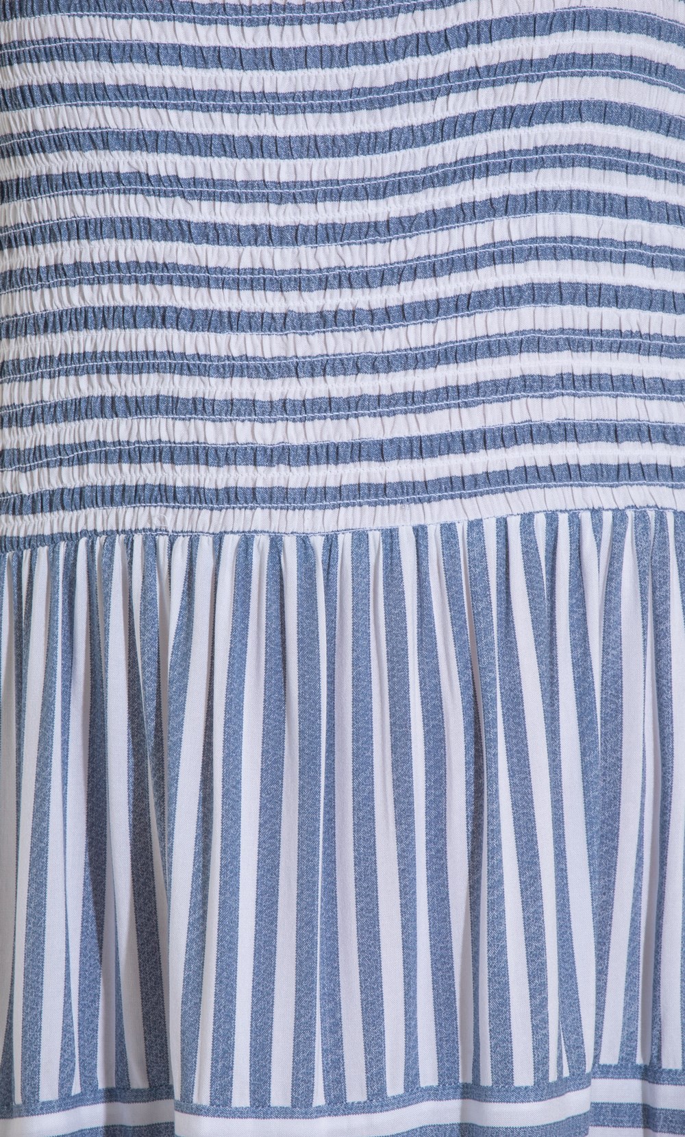 Sleeveless Striped Maxi Dress in White | Klass
