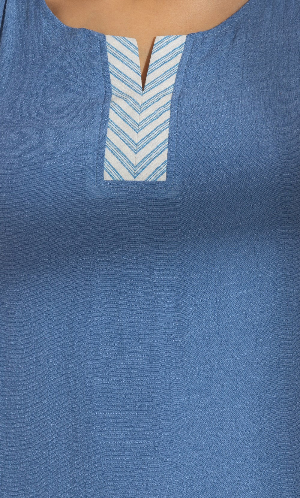 Sleeveless Stripe Trim Midaxi Dress
