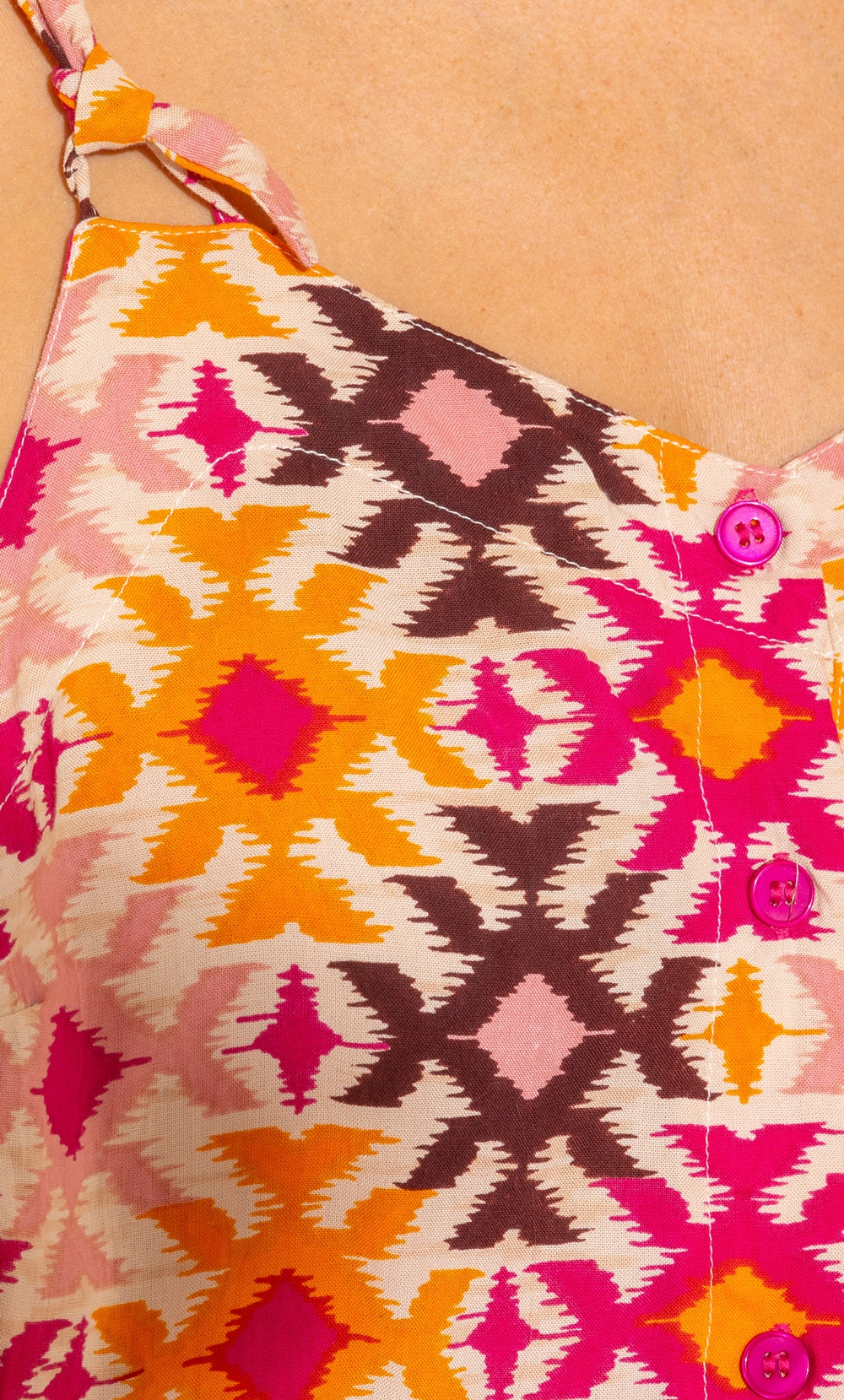 Sleeveless Aztec Print Jumpsuit