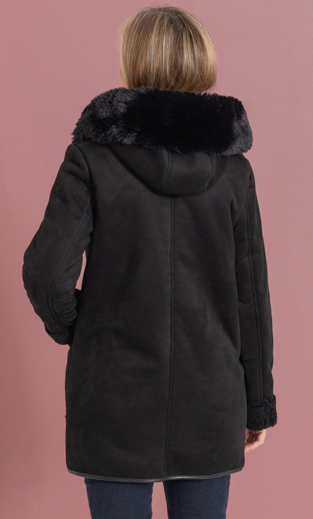 Anna Rose Faux Shearling Coat