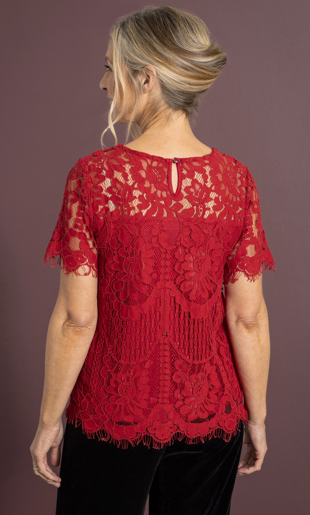 Anna Rose Crochet Lace Top