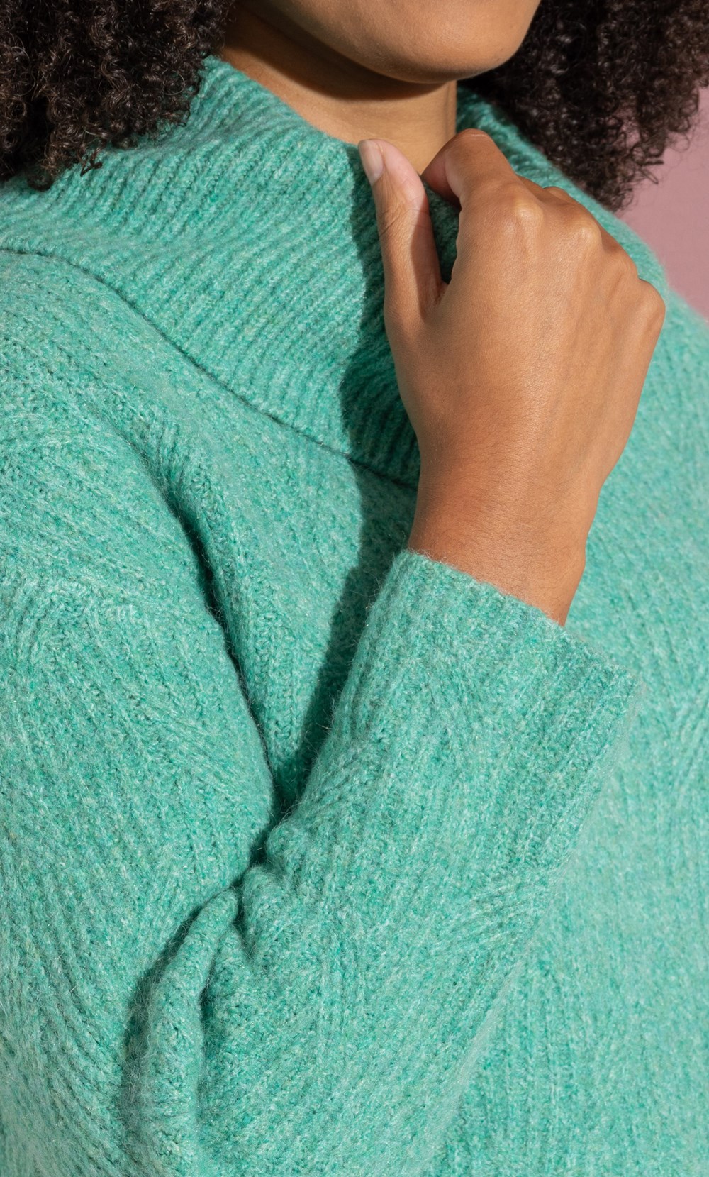 Cowl Neck Relaxed Fit Jumper