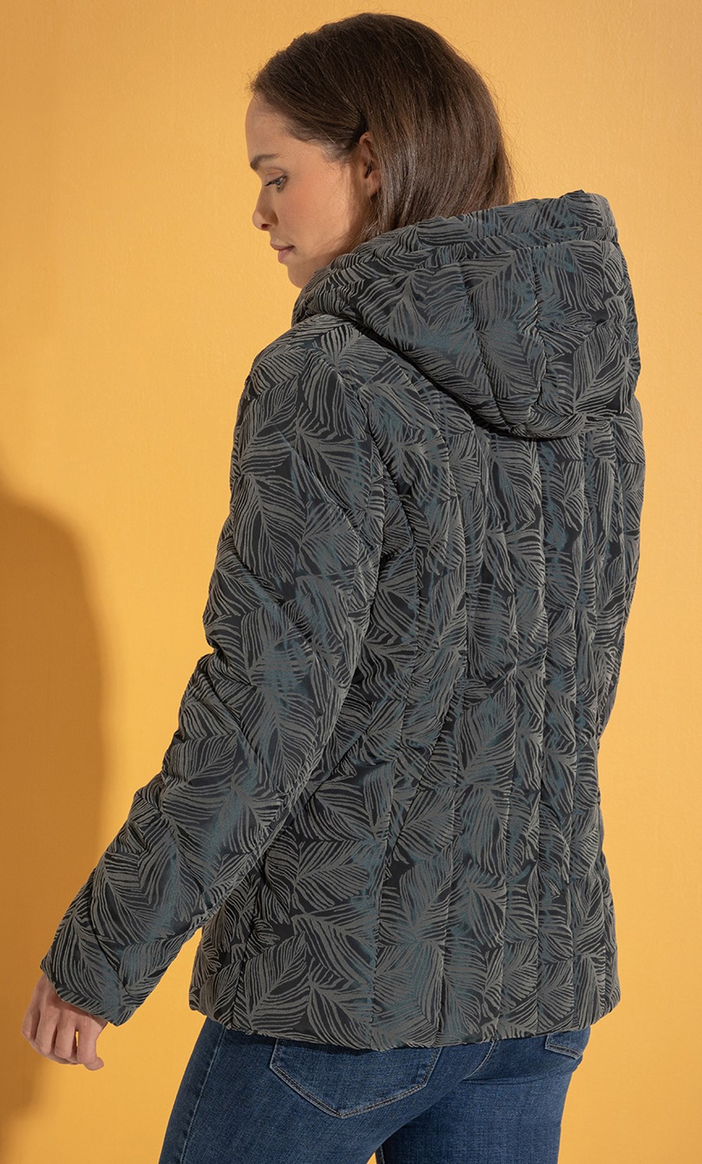 Flocked Padded Jacket