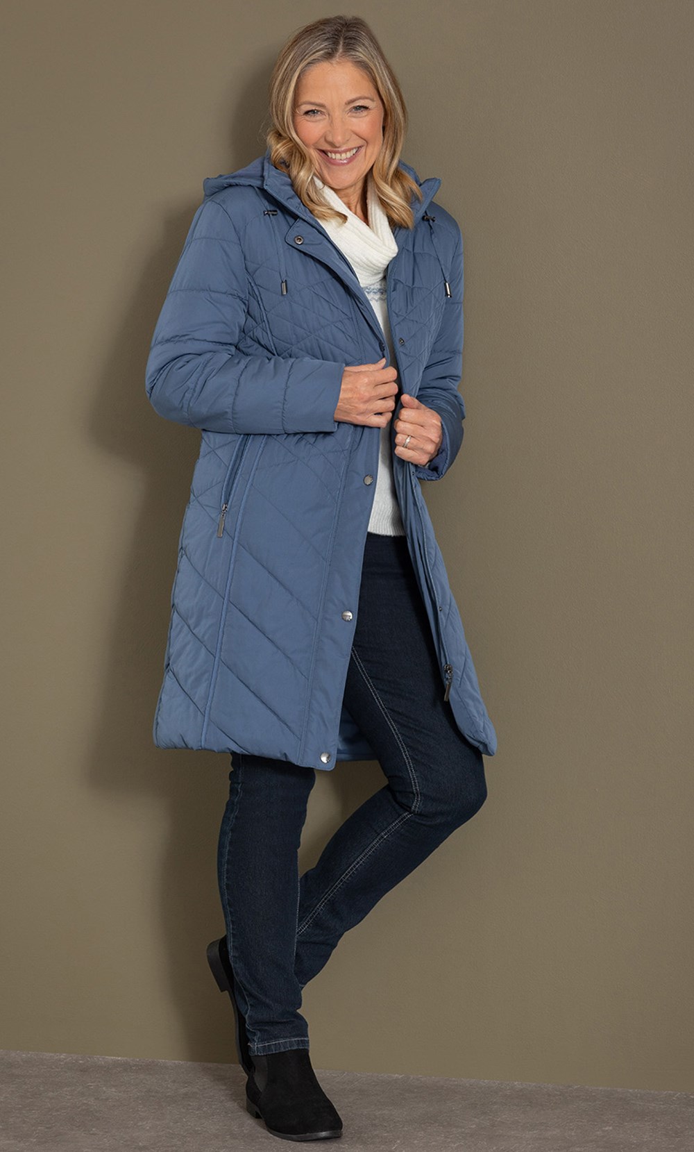 Anna Rose Hooded Padded Coat