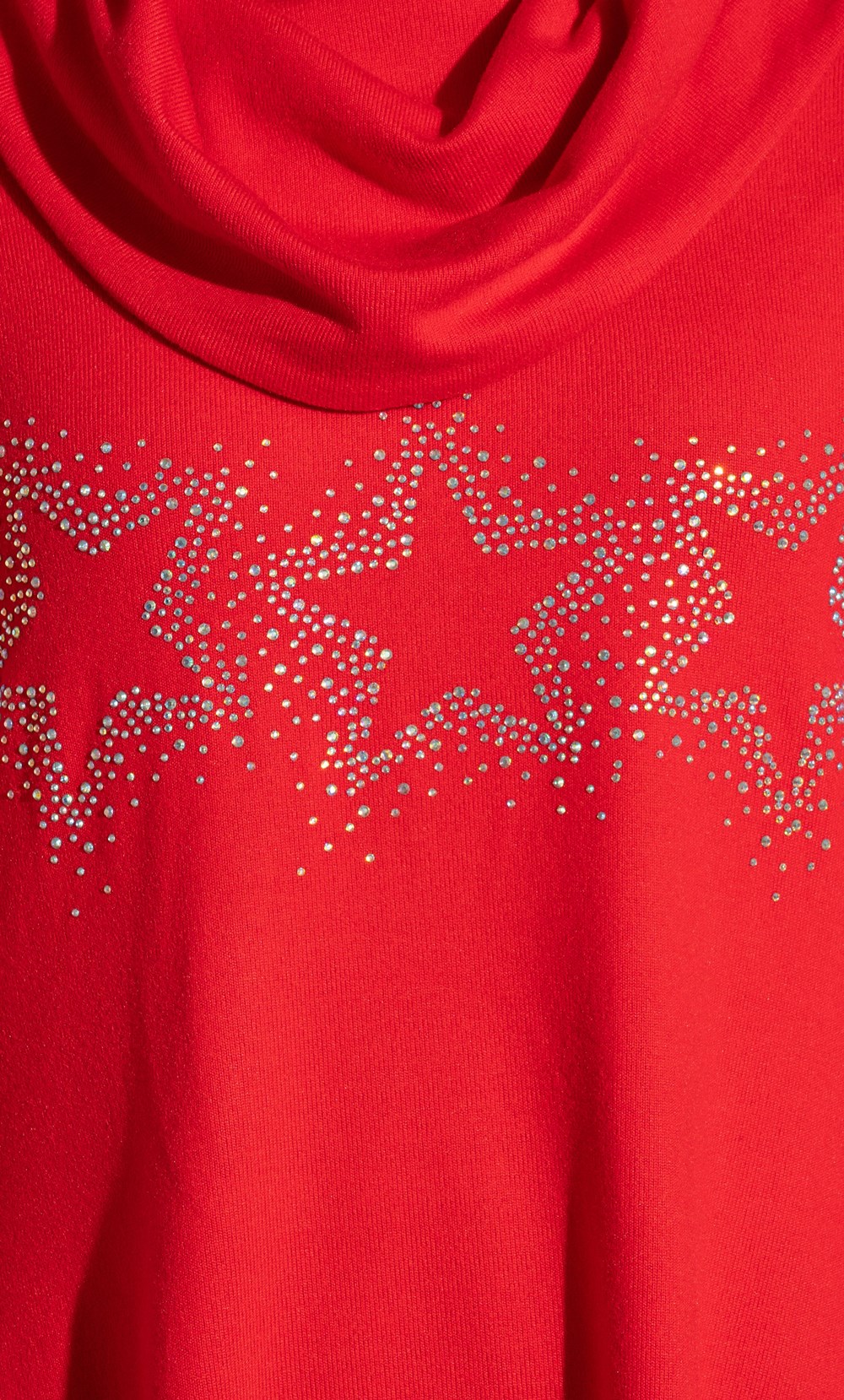 Embellished Star Knitted Tunic Top