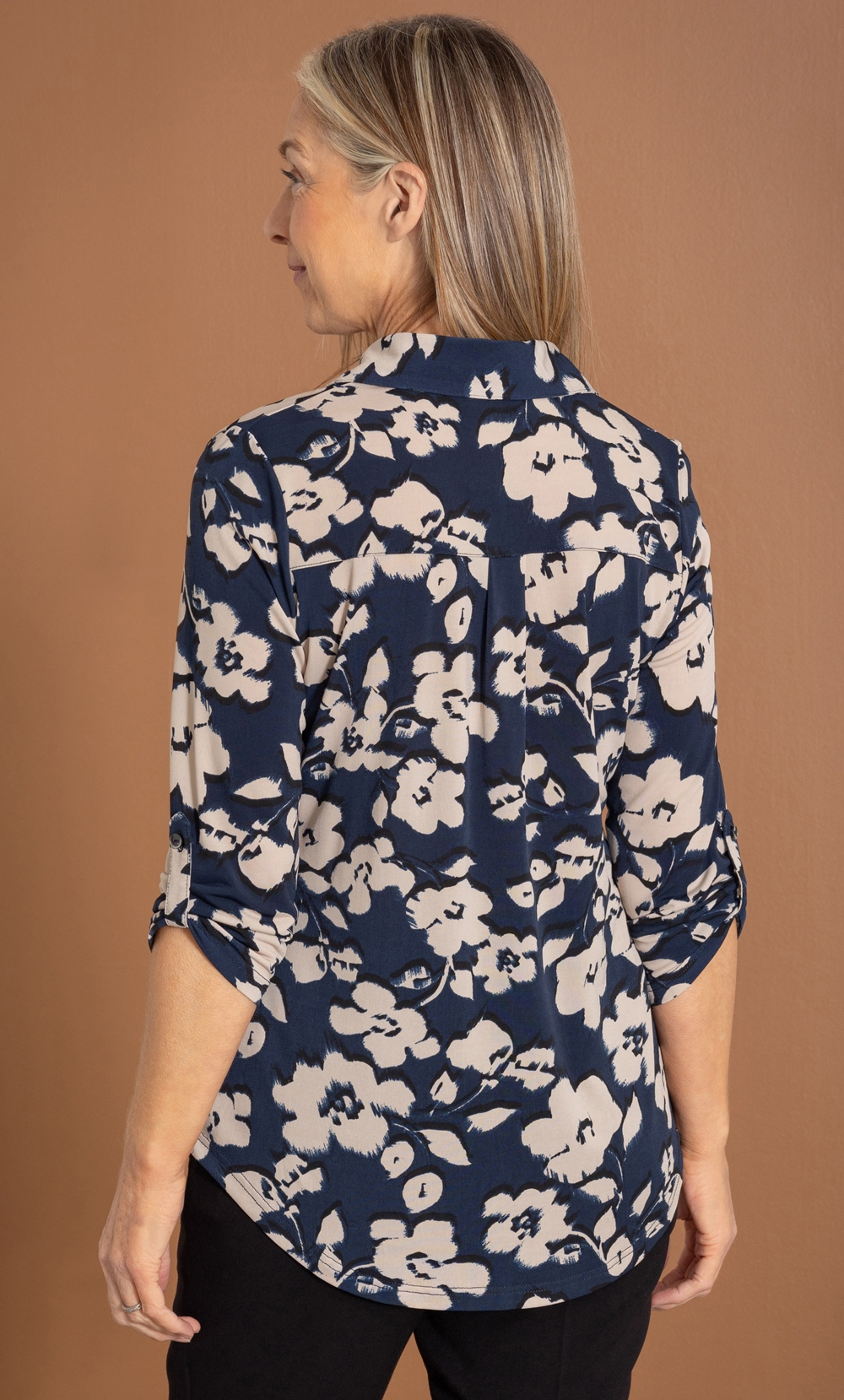 Anna Rose Floral Print Lightweight Top