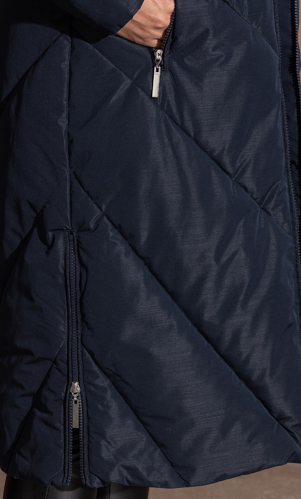 Long Hooded Padded Coat