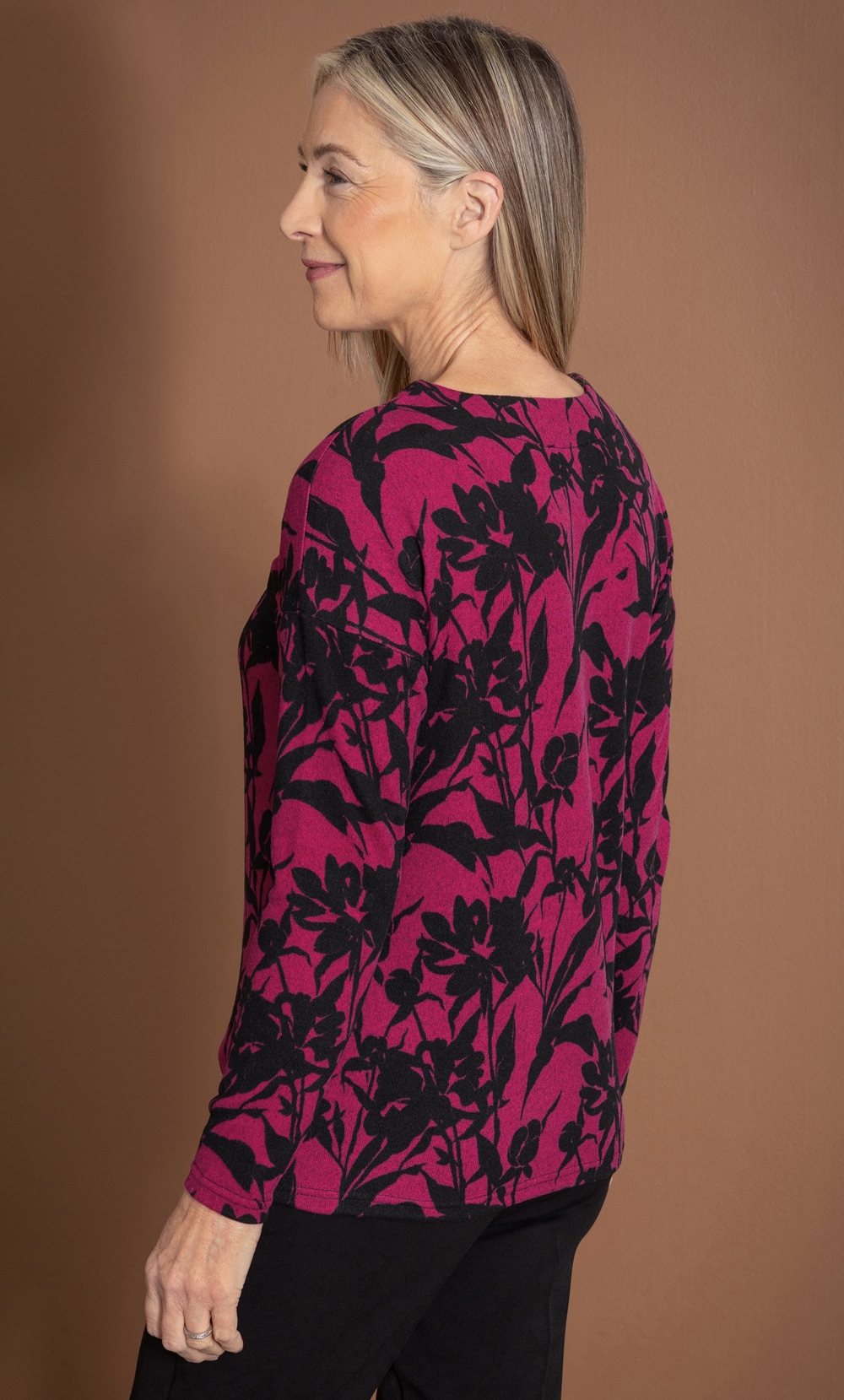 Anna Rose Printed Embellished Jumper