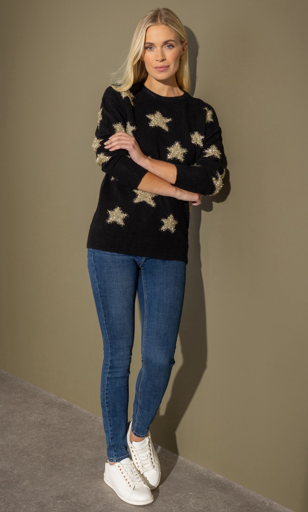 Tinsel Star Jumper