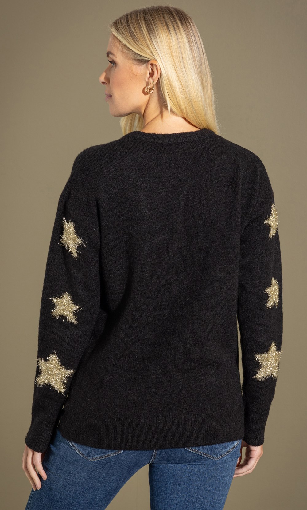 Tinsel Star Jumper