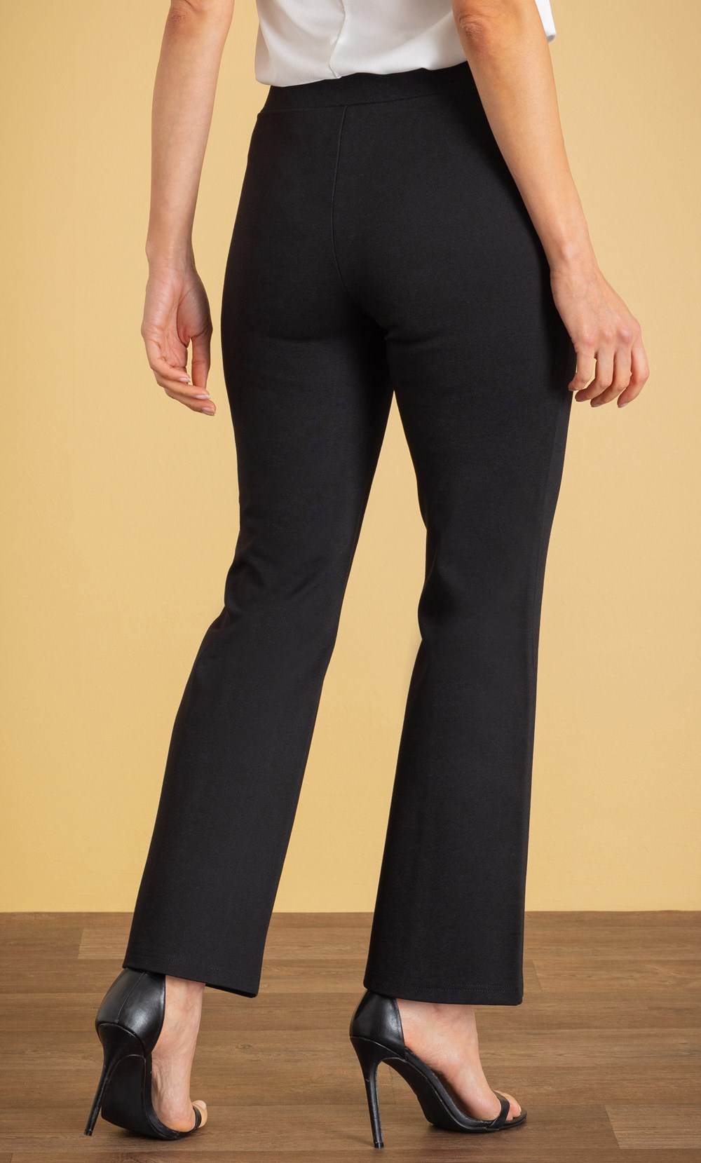Ponte Kick Flare Pull On Trousers