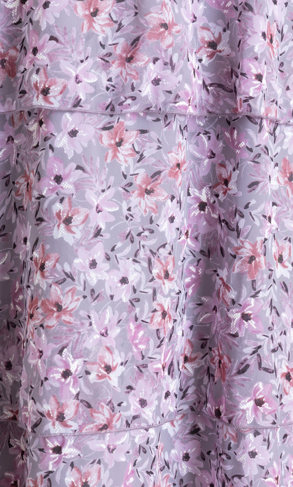 Anna Rose Textured Floral Print Tiered Skirt