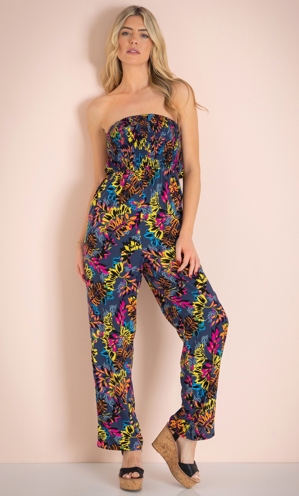 Multi Way Printed Jumpsuit