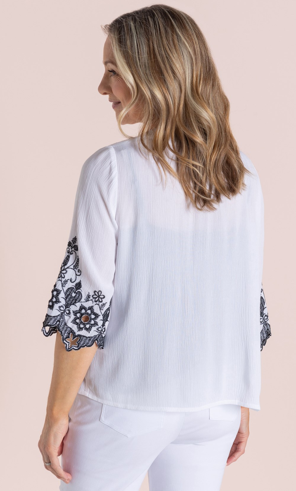 Anna Rose Embroidered Cover Up
