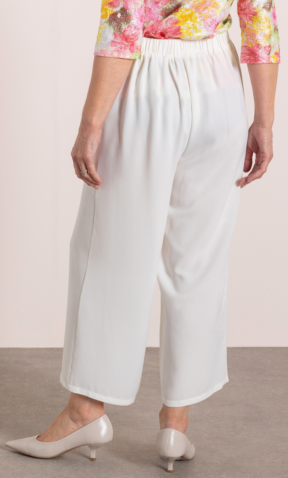 Anna Rose Wide Leg Cropped Trousers