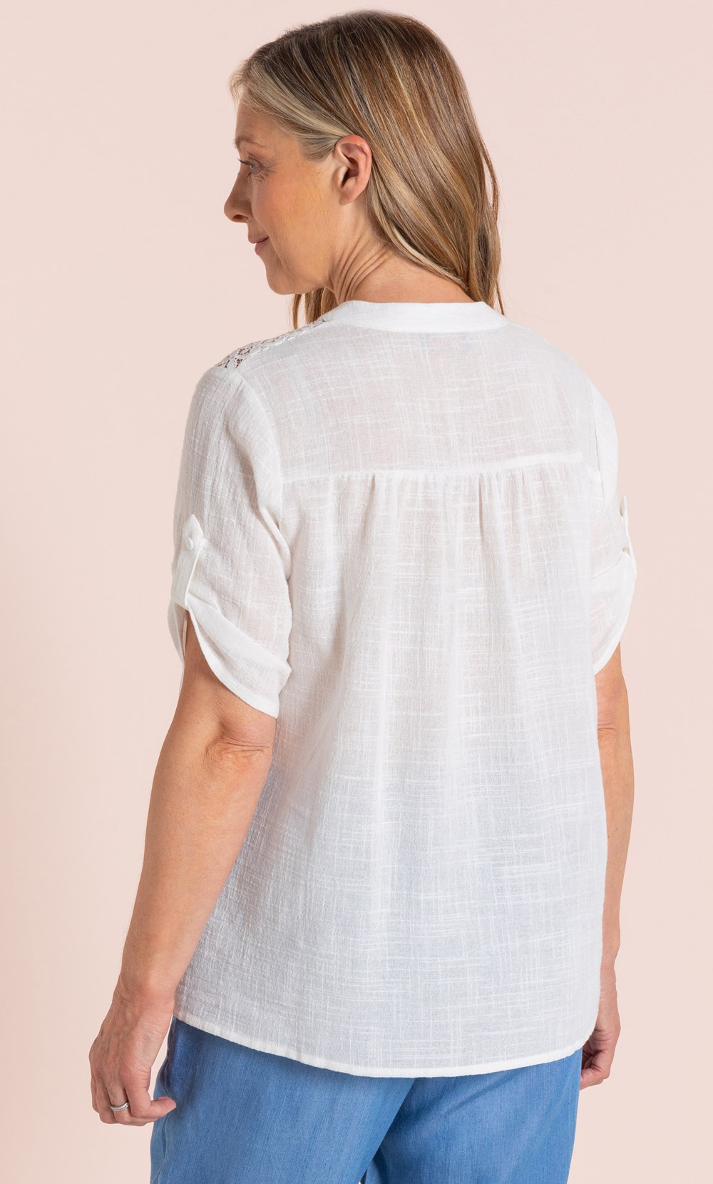 Anna Rose Embroidered Cotton Top