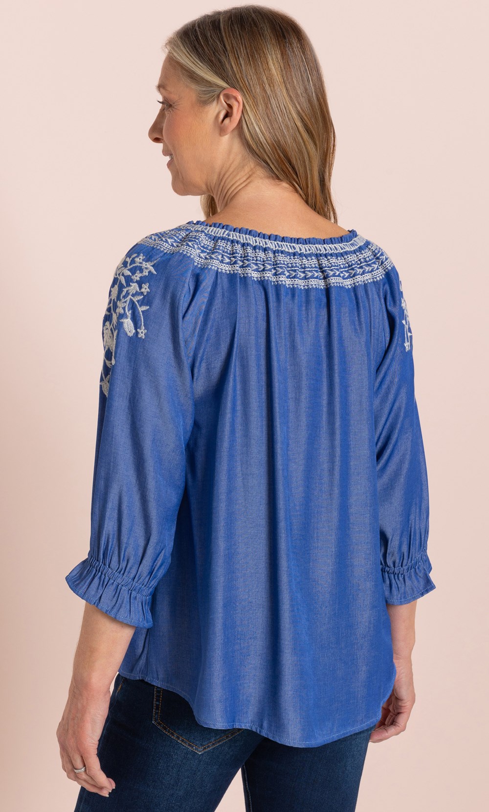 Anna Rose Embroidered Top