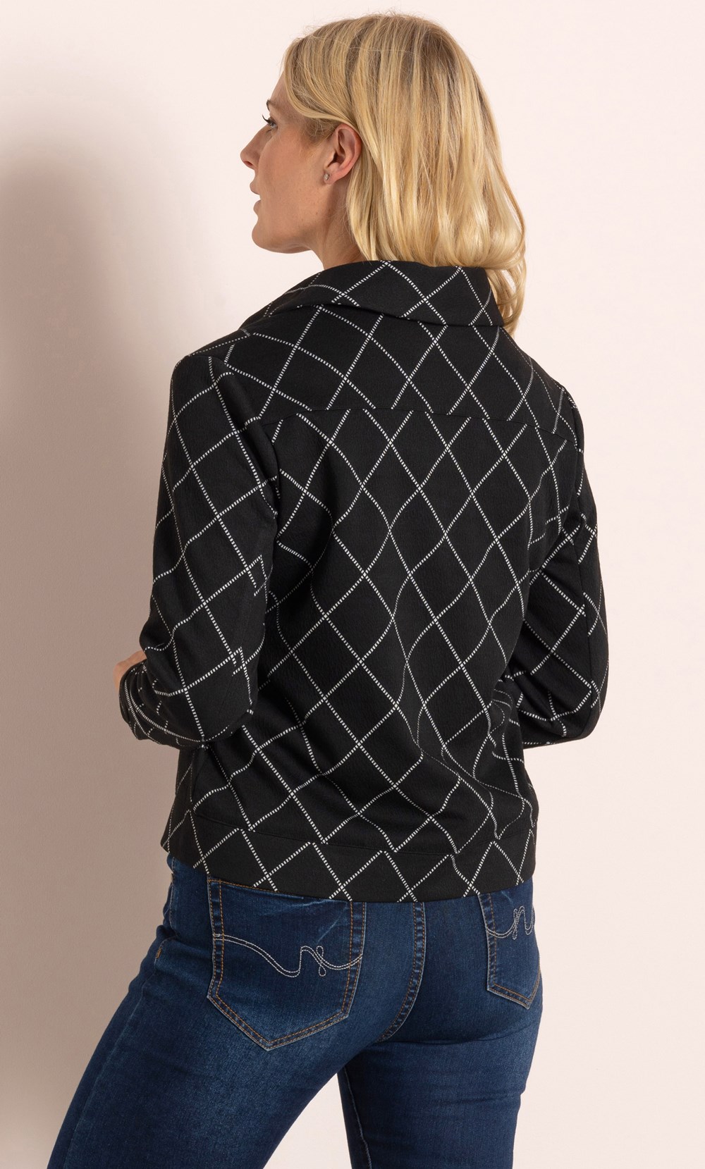 Boxy Check Jacket