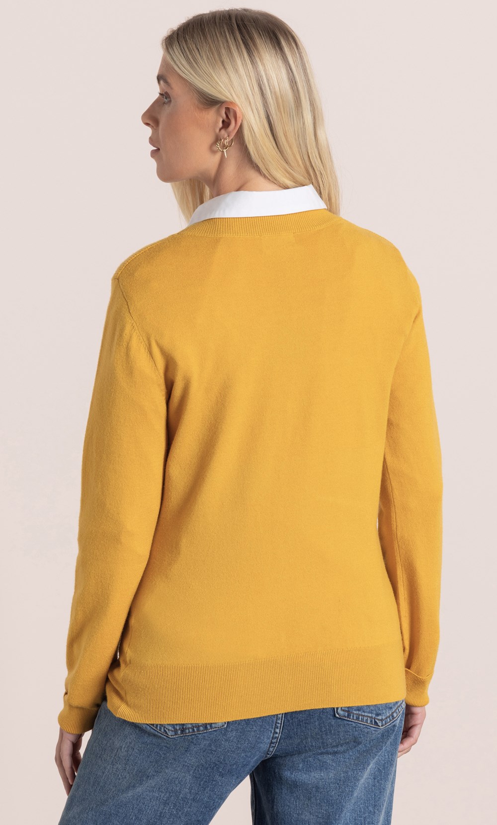 Stud Trim Long Sleeve Jumper