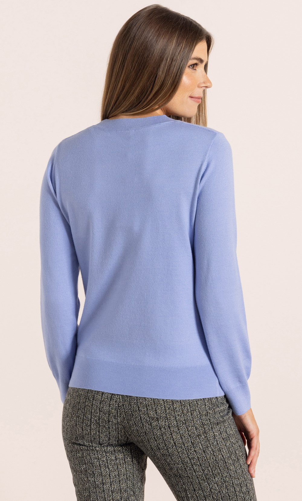 Stud Trim Long Sleeve Jumper