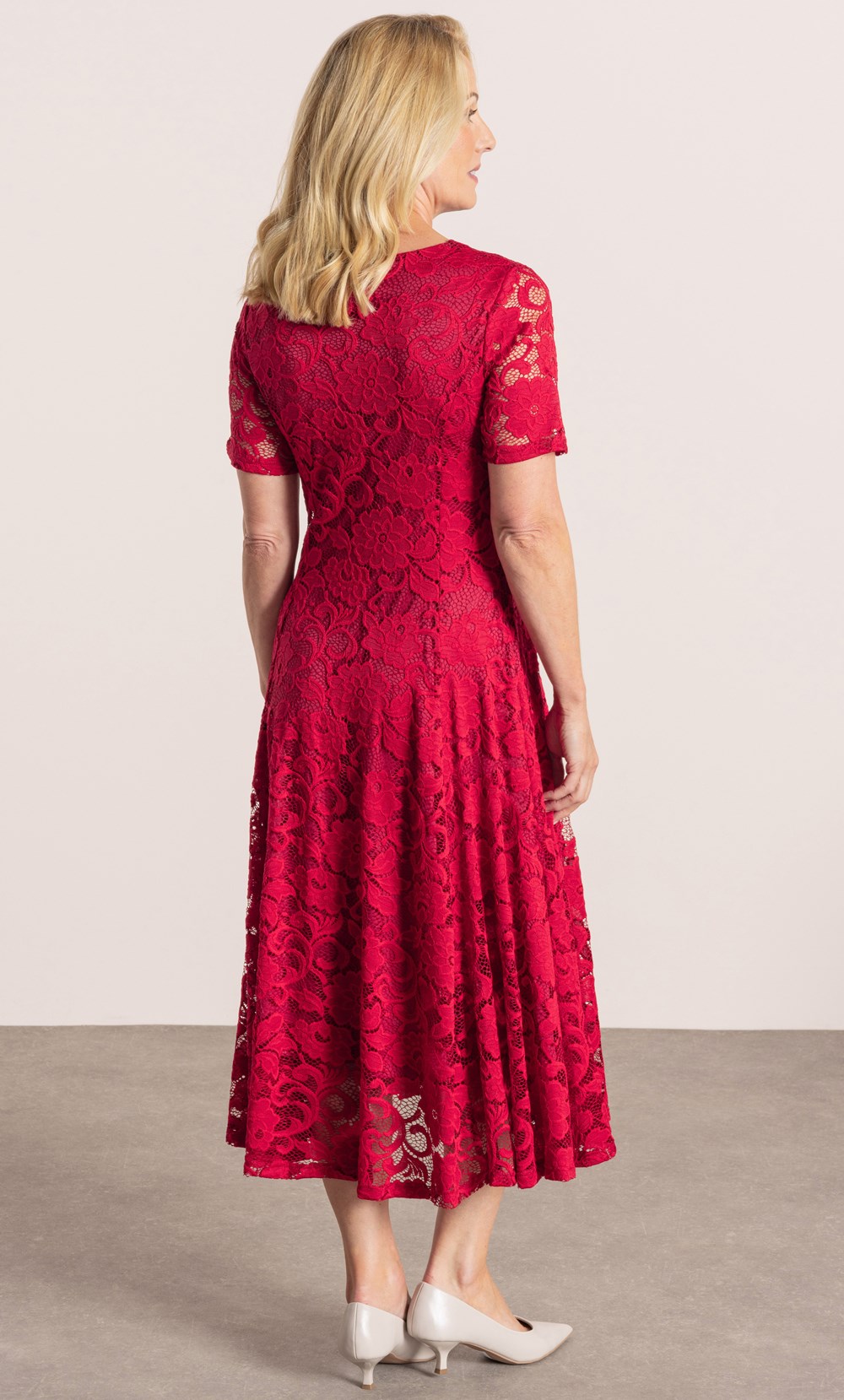 Anna Rose Stretch Lace Dress