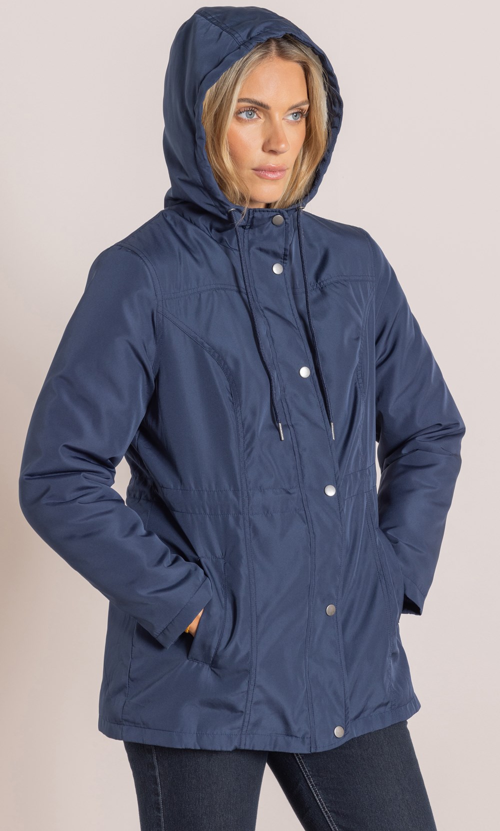 Teddy Lined Hooded Coat