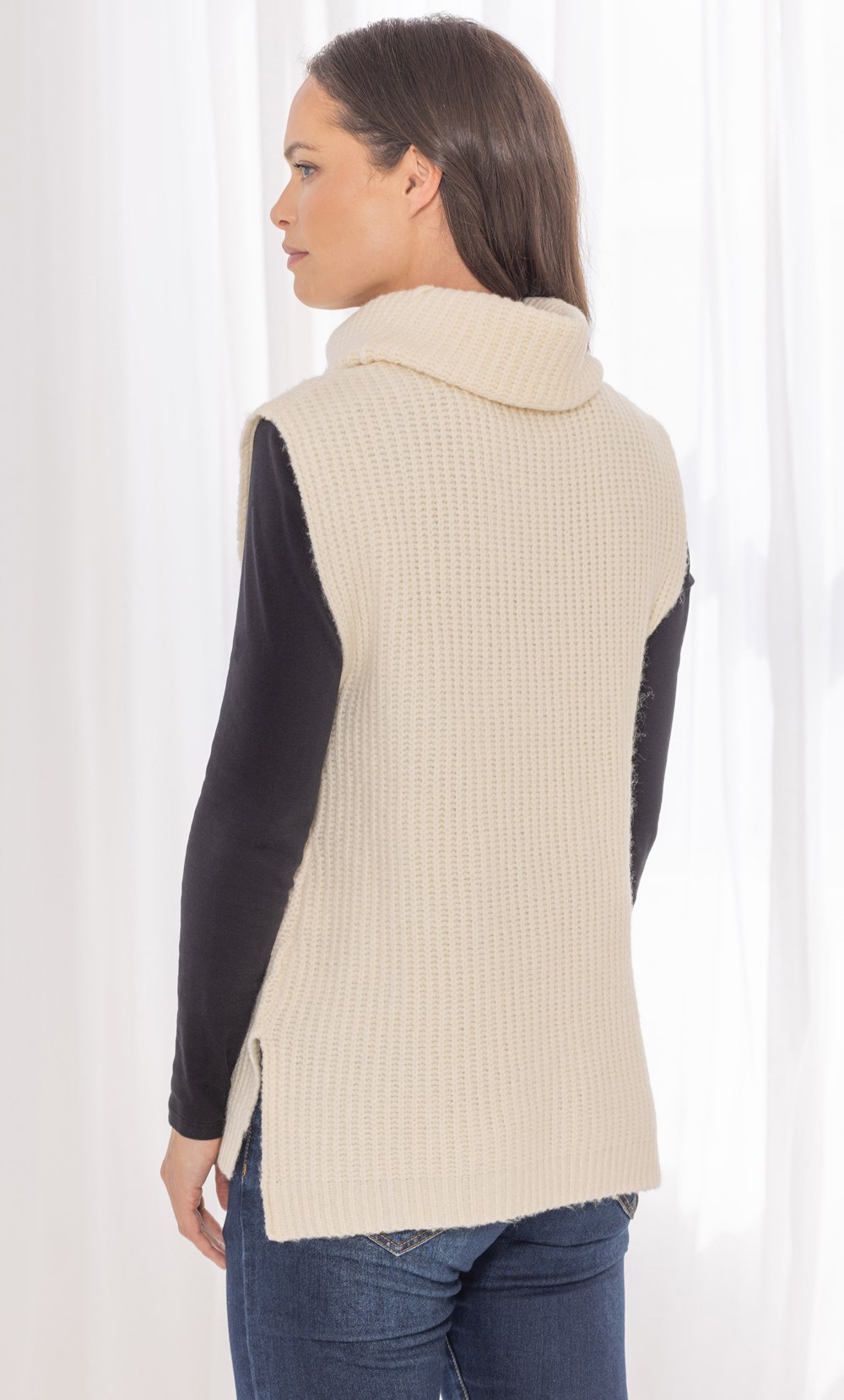 Oversized Cowl Neck Tank Top