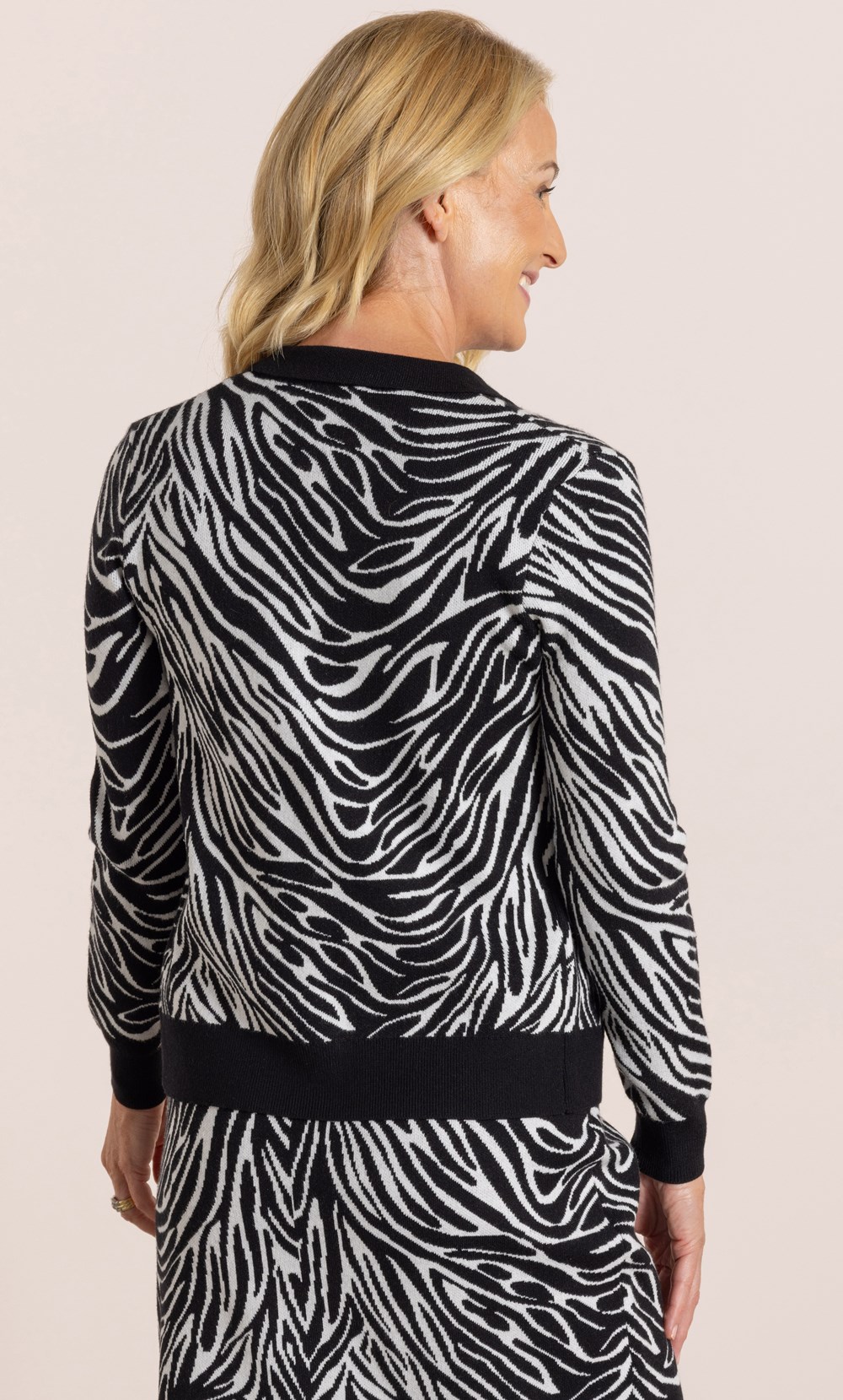 Anna Rose Animal Print Cardigan