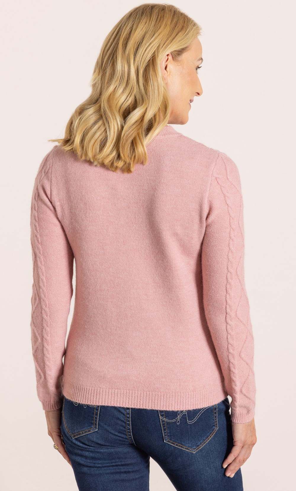 Anna Rose Embellished Cable Jumper