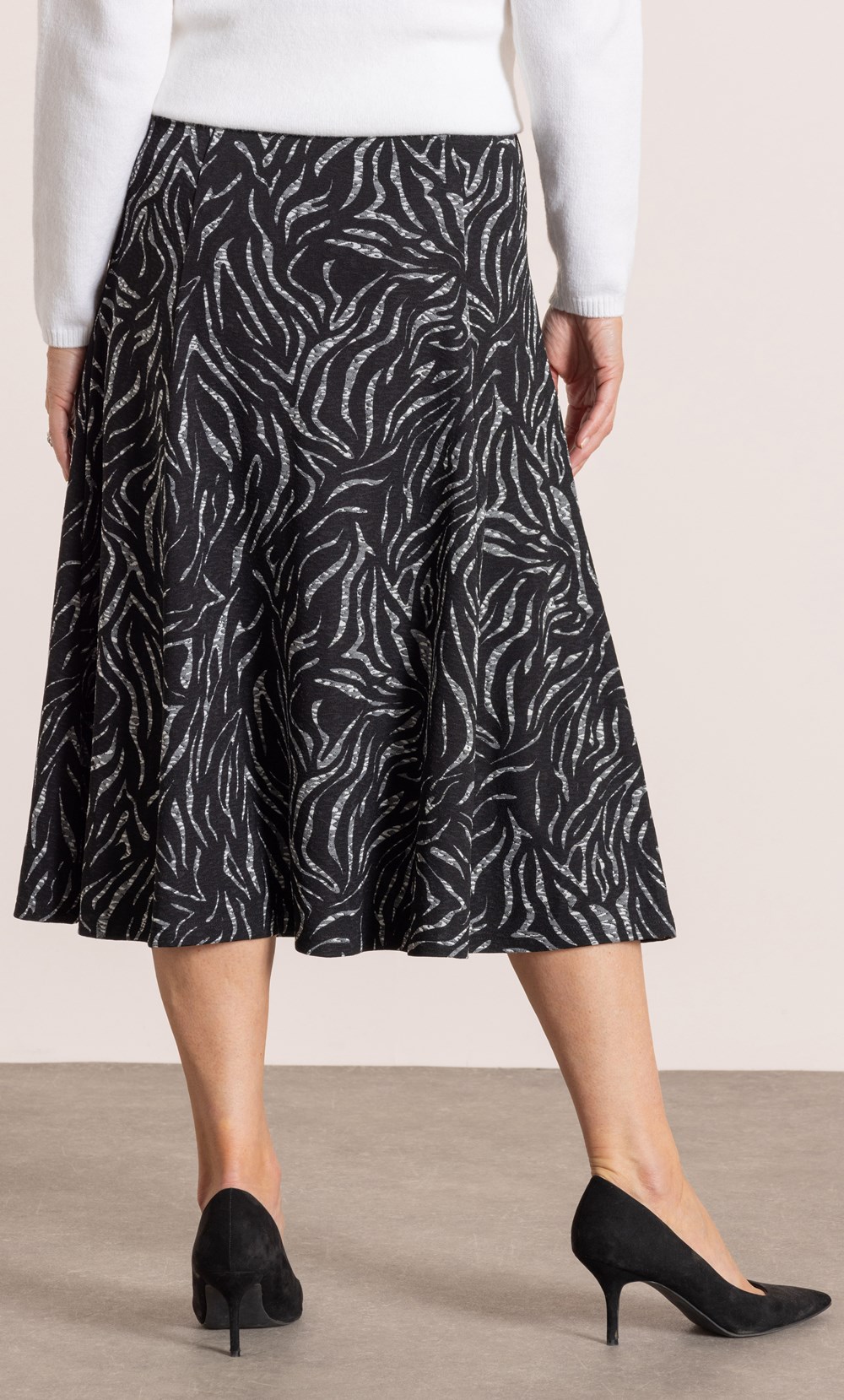 Anna Rose Printed Panelled Skirt