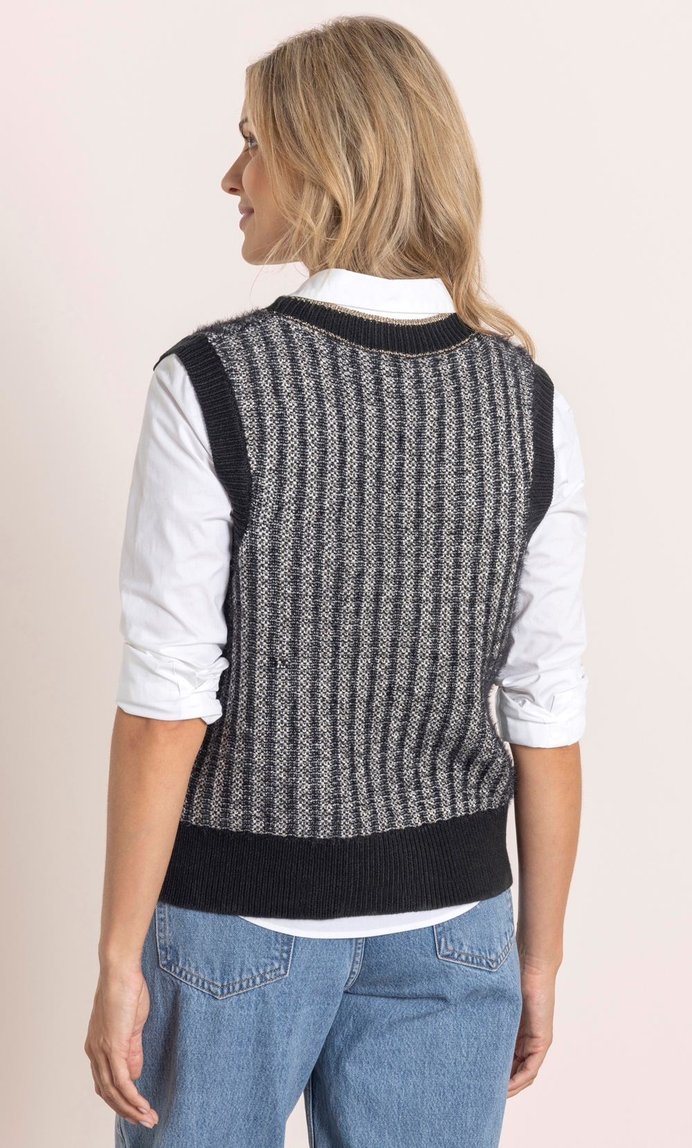 Shimmer Knitted Waistcoat