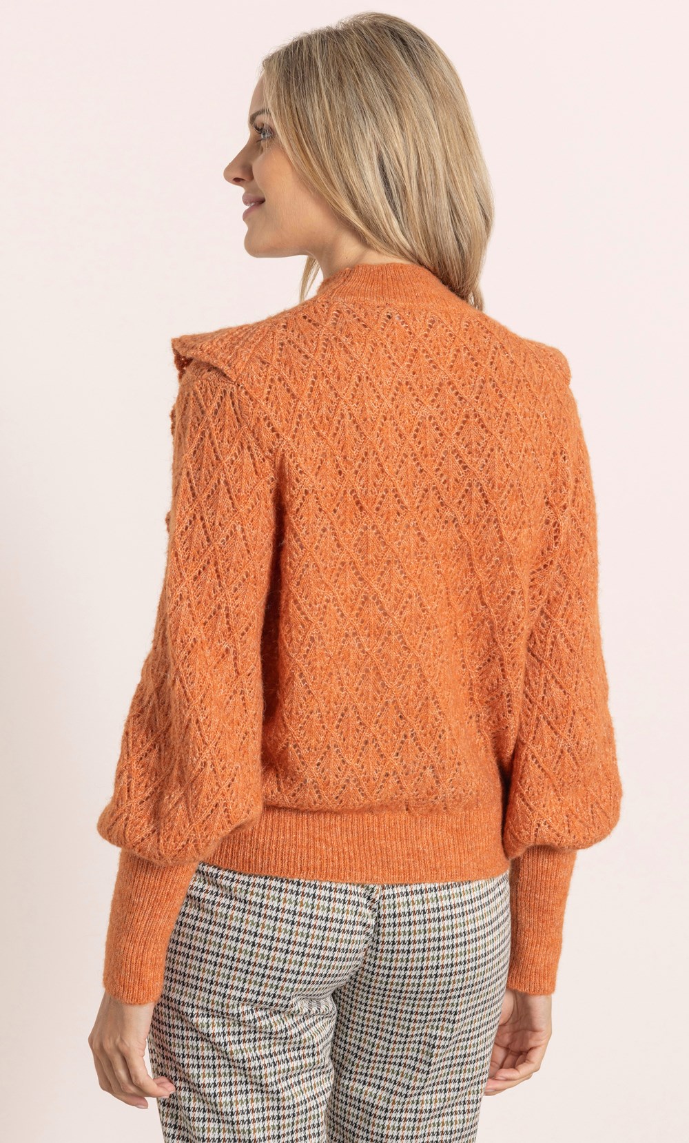 Turtle Neck Frill Jumper