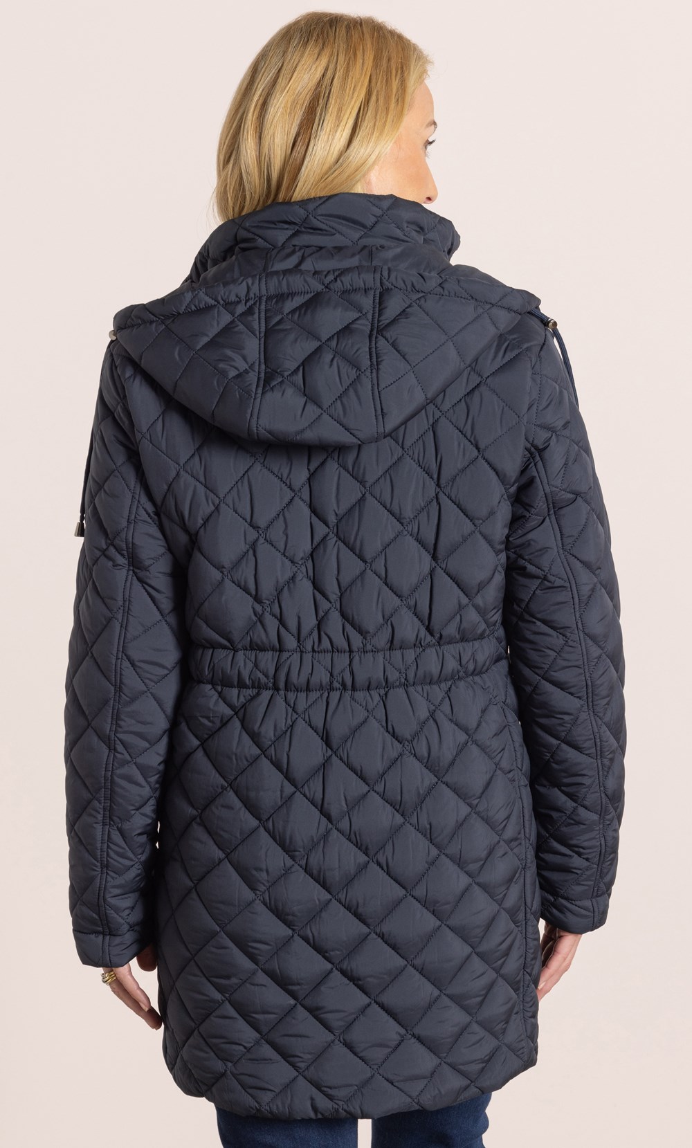 Anna Rose Diamond Quilted Coat