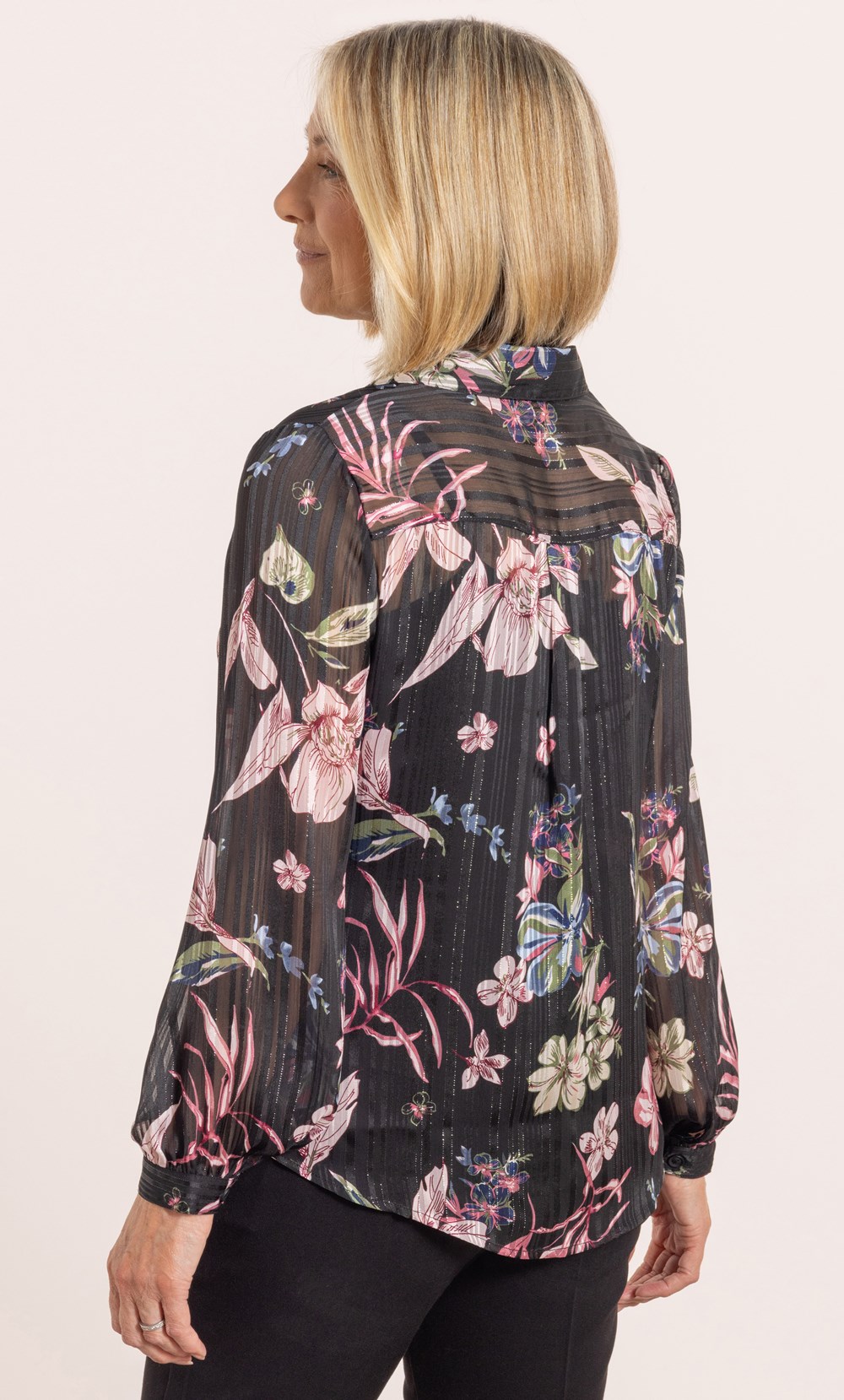 Anna Rose Floral Print Blouse