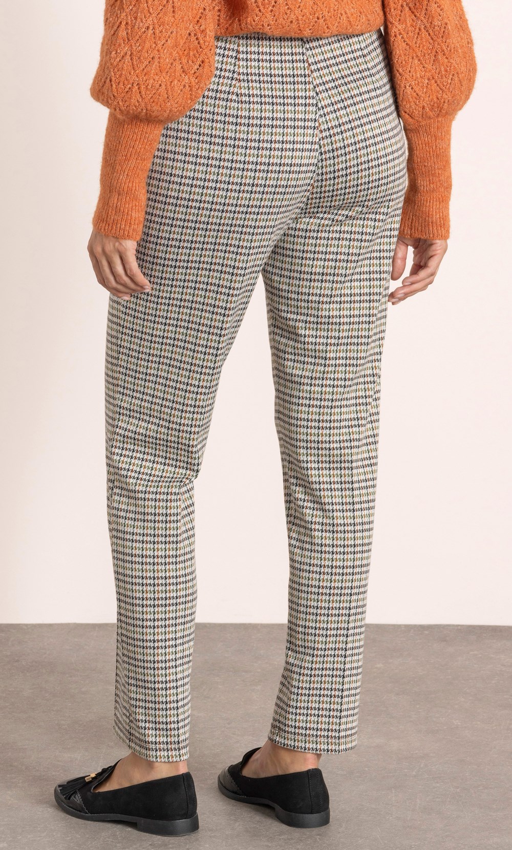 Dogtooth Pull On Trousers