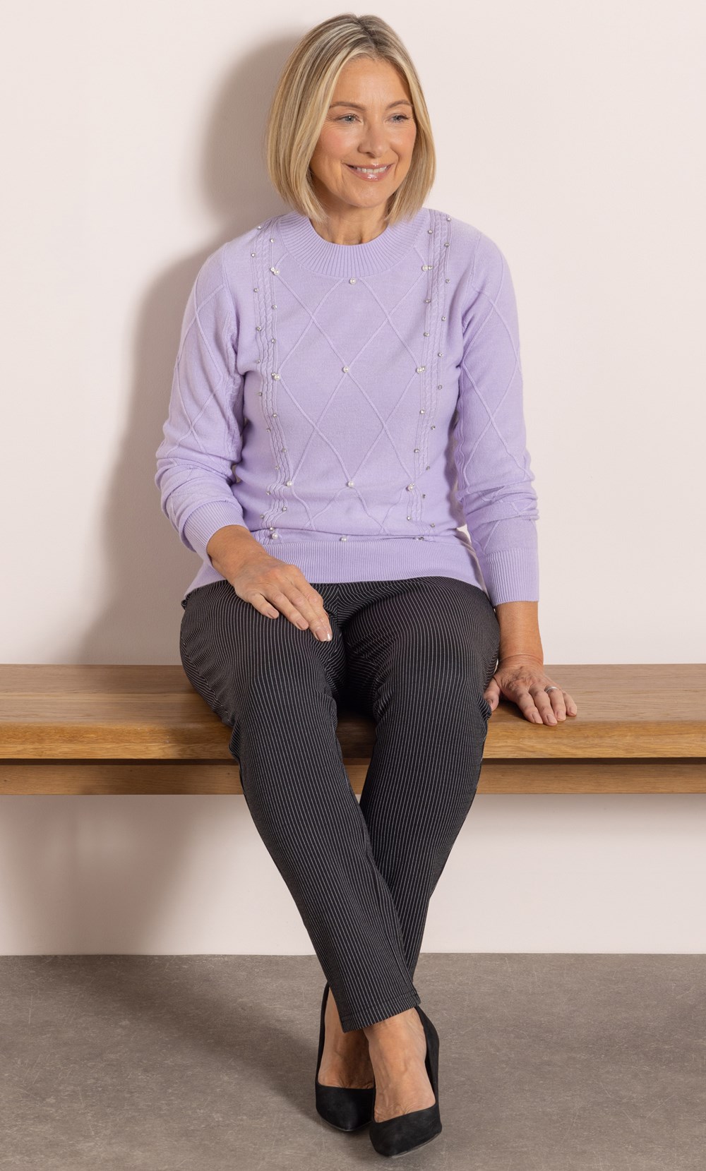 Anna Rose Embellished Lightweight Jumper