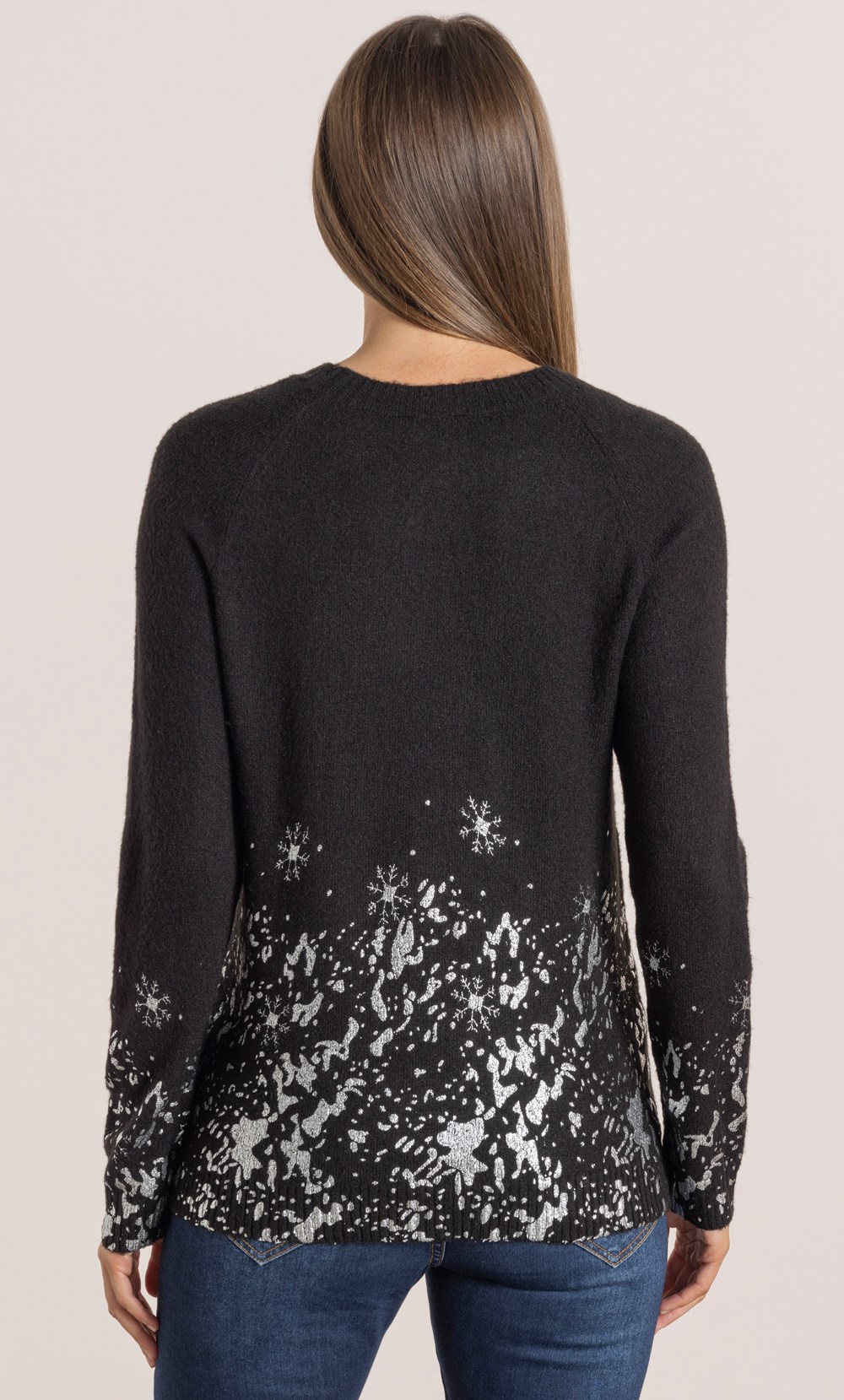 Foil Printed Christmas Jumper