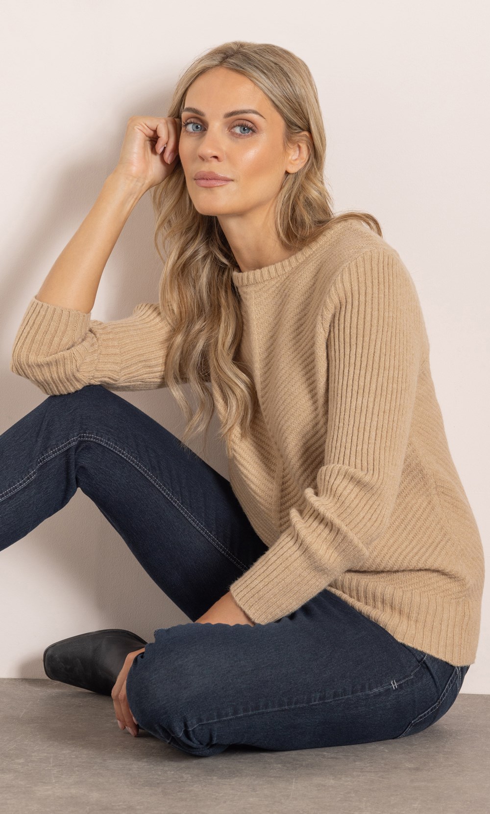 Ribbed Long Sleeve Jumper