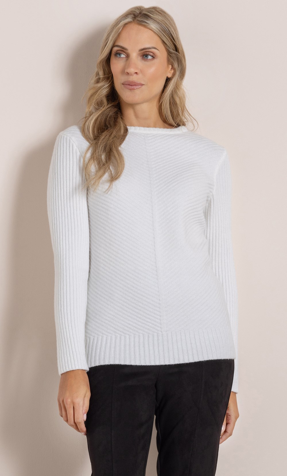 Ribbed Long Sleeve Jumper