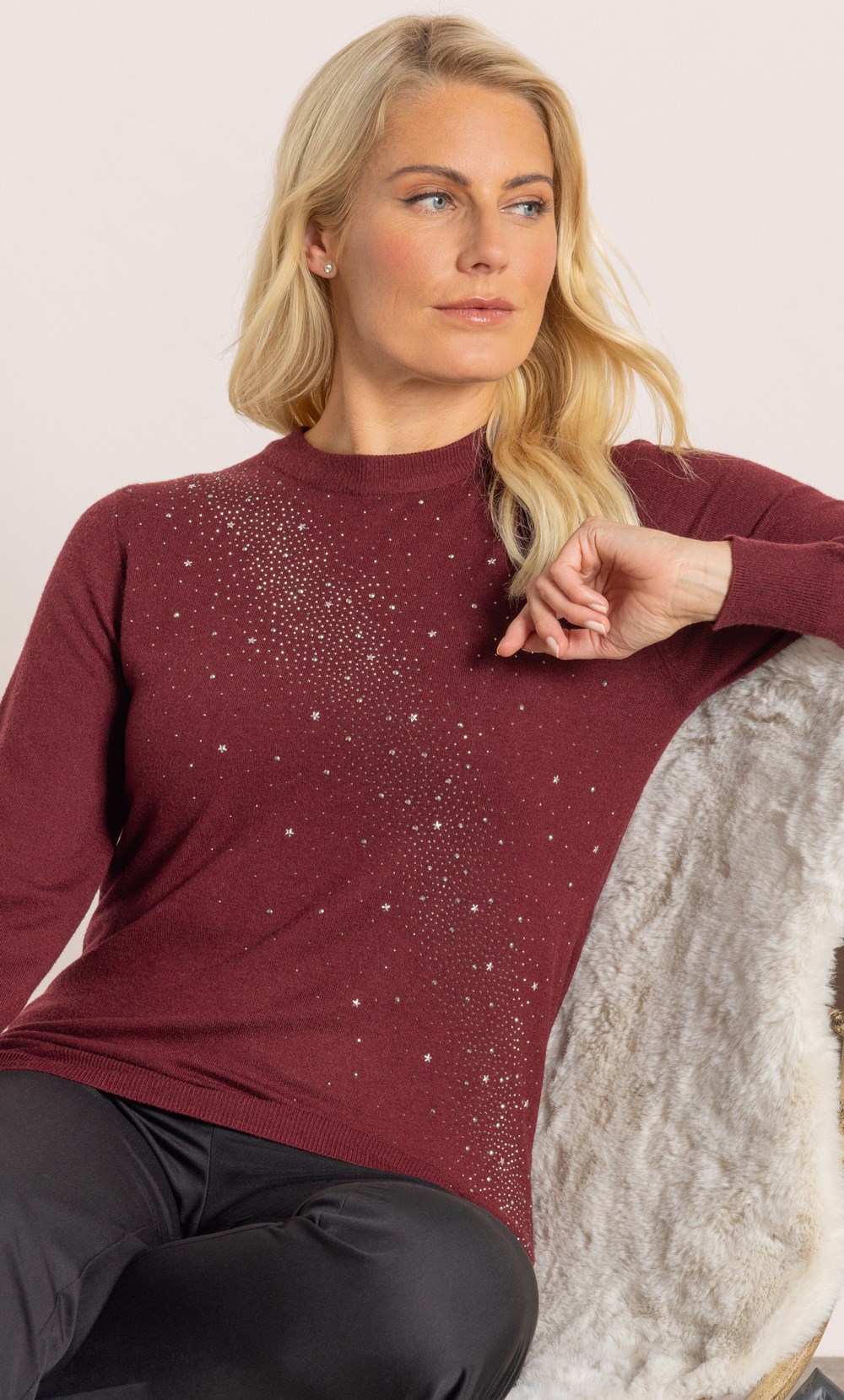 Shooting Star Embellished Jumper