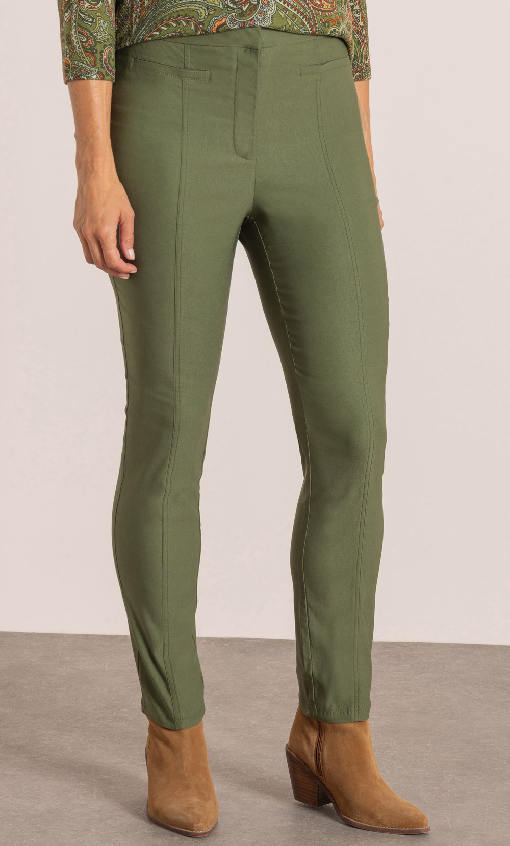 Slim Leg Stretch Trousers