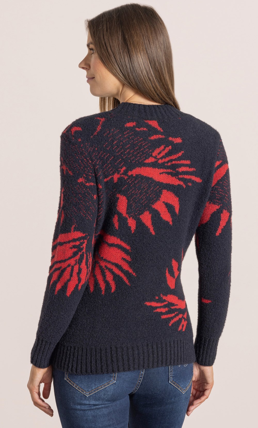 Patterned Long Sleeve Jumper