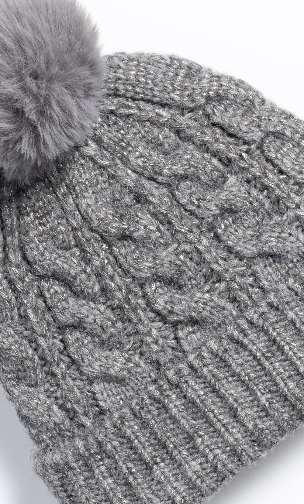 Shimmer Pom Pom Bobble Hat