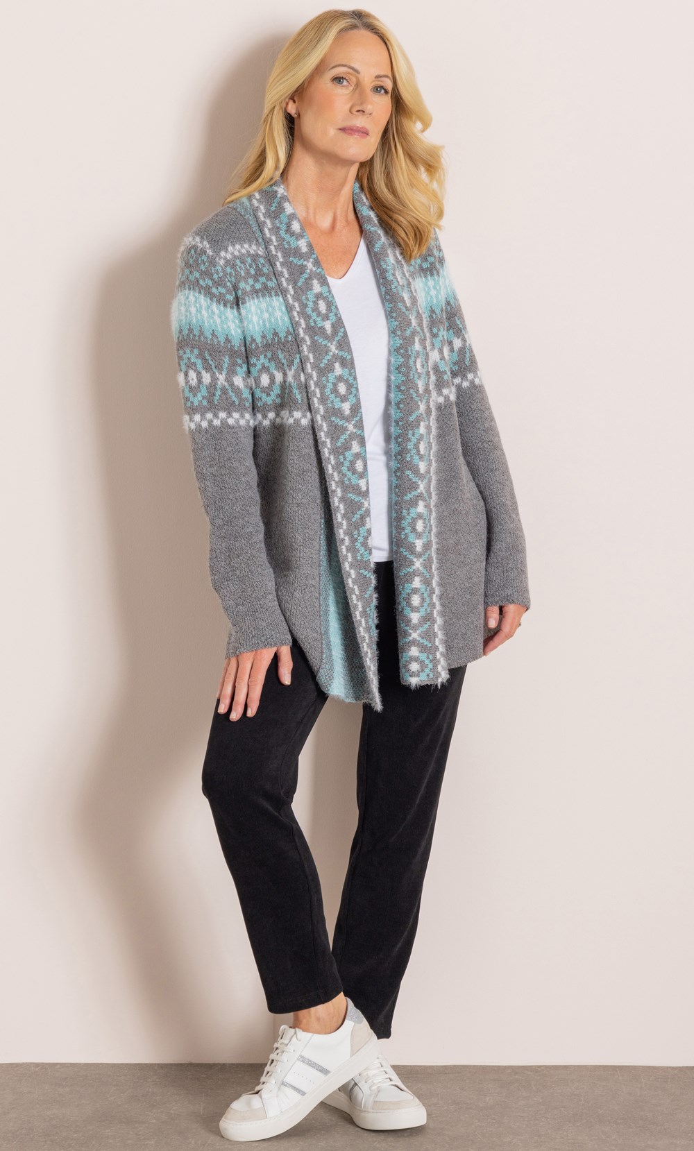 Anna Rose Patterned Cardigan