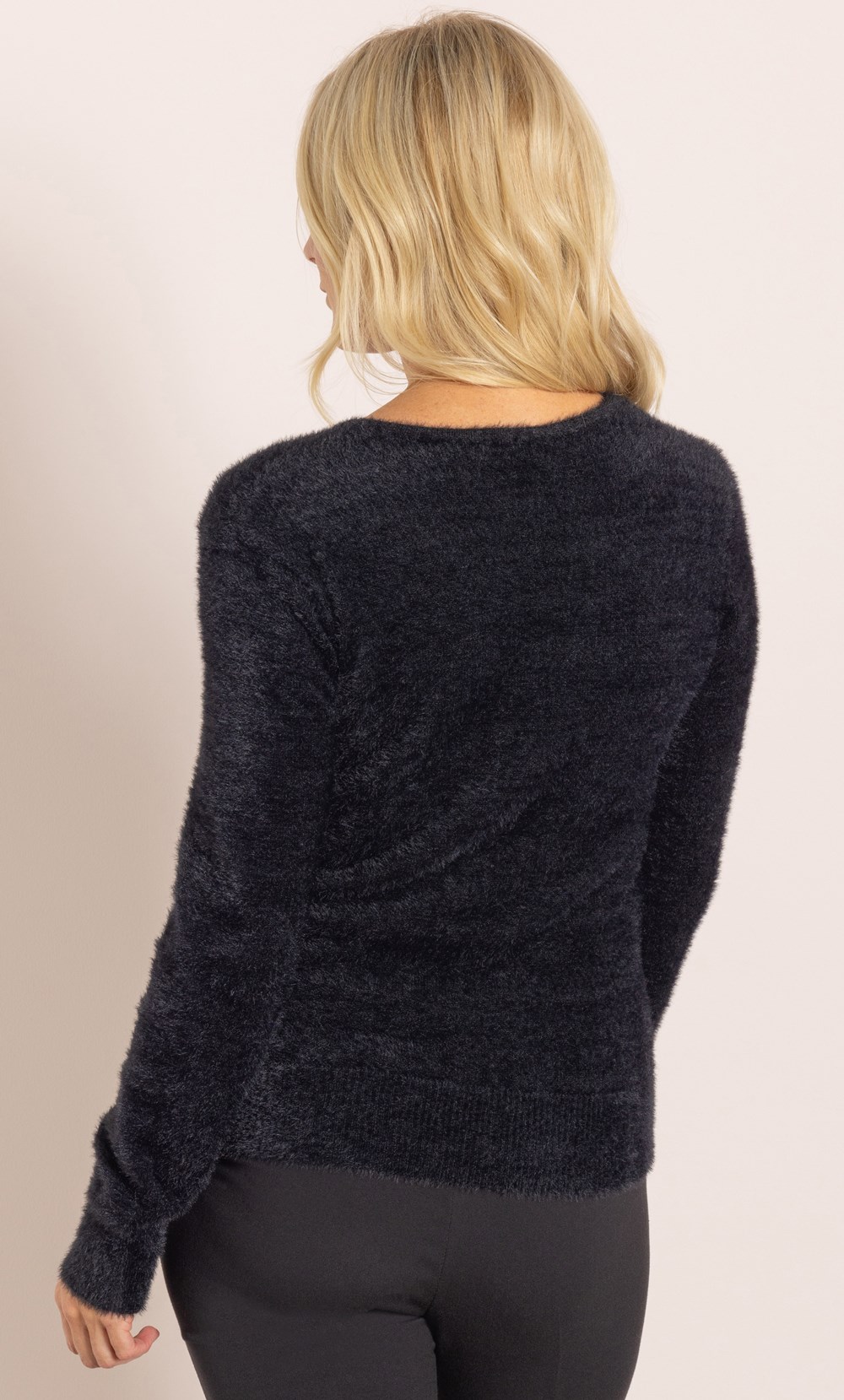 Embellished Feather Knit Jumper