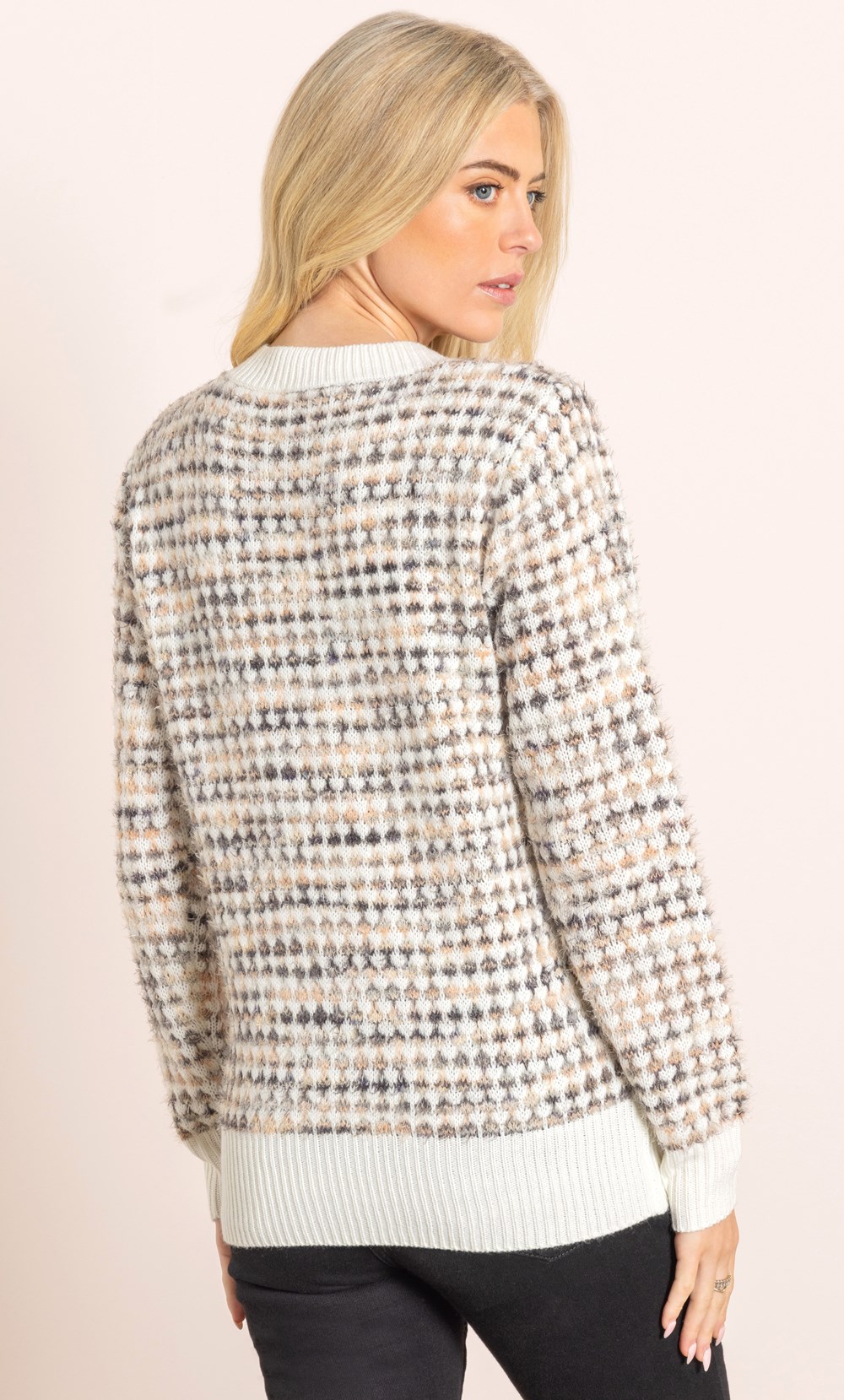 Patterned Long Sleeve Jumper