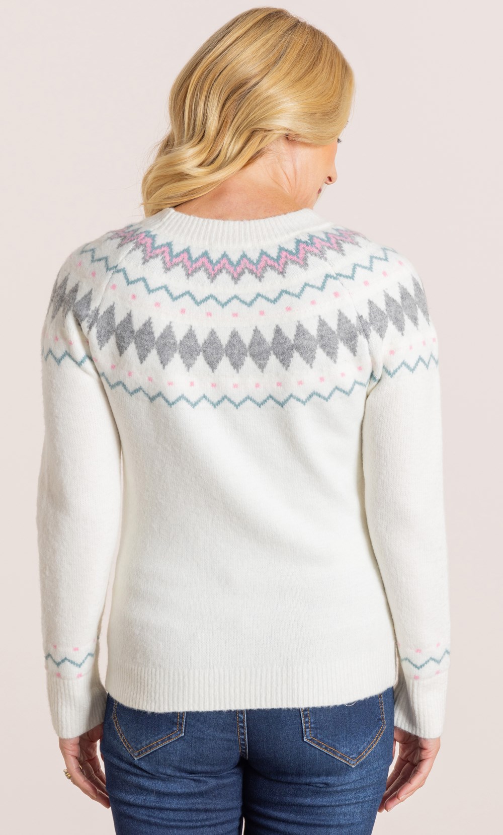 Anna Rose Fairisle Pattern Jumper